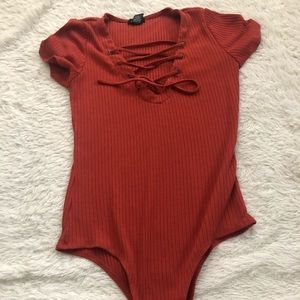 Burnt Orange Bodysuit